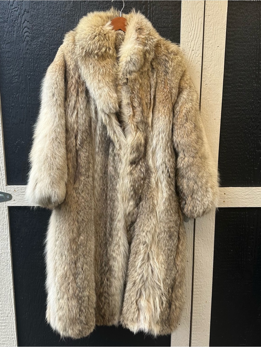 Real Coyote Fur Coat